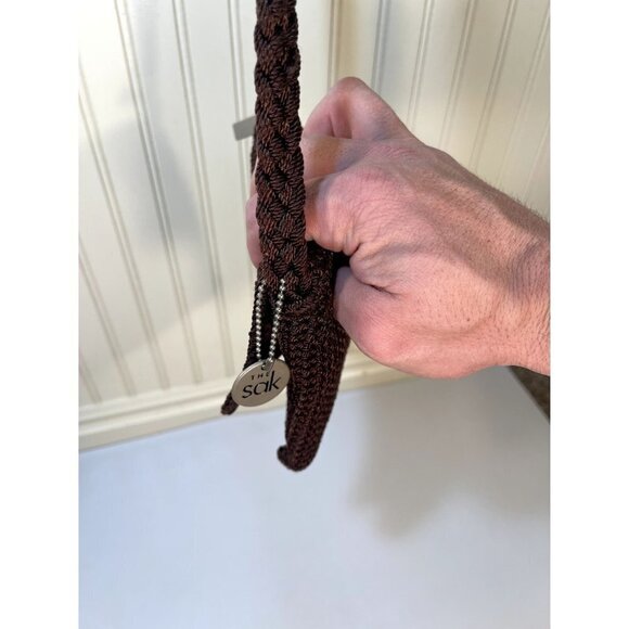 THE Sak Crochet Crossbody Purse Small Mini 7” X 7” Excellent Brown - Picture 10 of 16